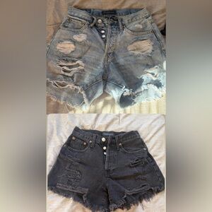 2 pairs of Aeropostale 90s Jean Shorts